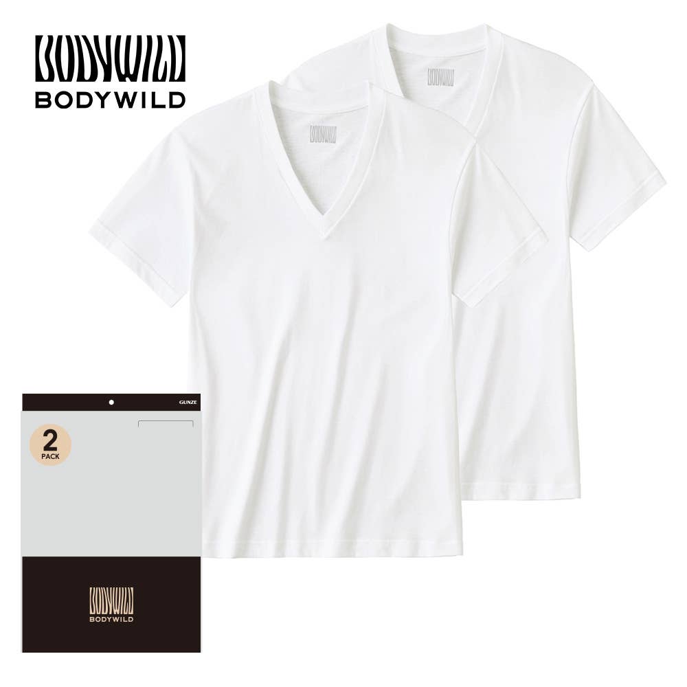 ＶネックＴシャツ（２枚組）